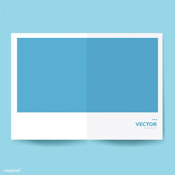 Brochure design template mockup vector | Free stock vector - 496474