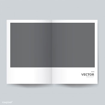 Brochure design template mockup vector | Free stock vector - 496487