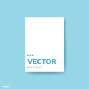 Brochure design template mockup vector | Free stock vector - 496489