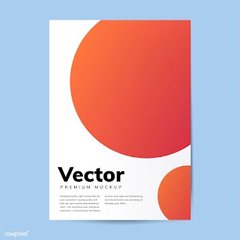 Brochure design template mockup vector | Free stock vector - 496531