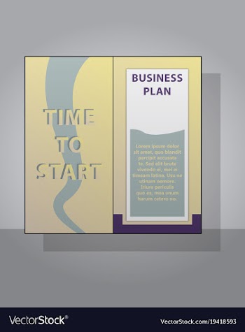 Brochure flyer design layout template size a4 vector image