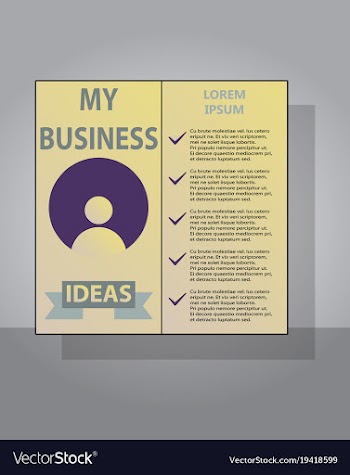 Brochure flyer design layout template size a4 vector image