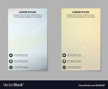 Brochure layout template abstract flyer cover vector image