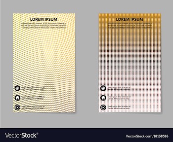 Brochure layout template abstract flyer cover vector image