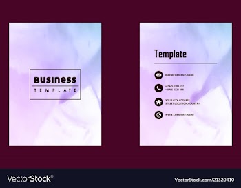 Brochure layout template watercolor cover design vector image