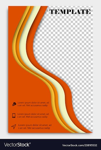 Brochure template flyer design background include vector image