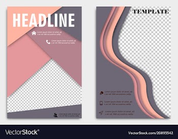 Brochure template flyer design background include vector image