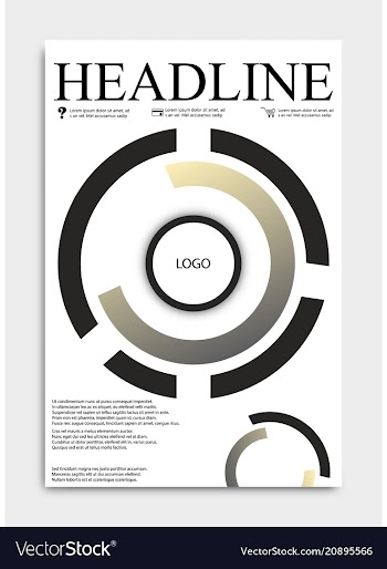 Brochure template flyer design background include vector image