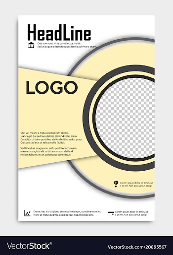 Brochure template flyer design background include vector image