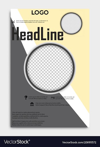 Brochure template flyer design background include vector image