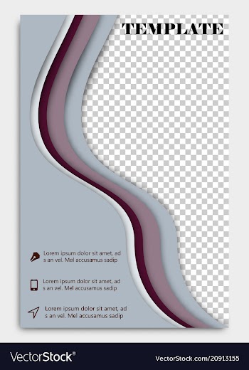Brochure template flyer design background include vector image