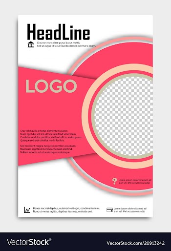 Brochure template flyer design background include vector image