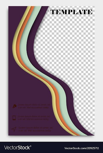 Brochure template flyer design background include vector image