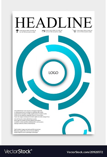 Brochure template flyer design background include vector image