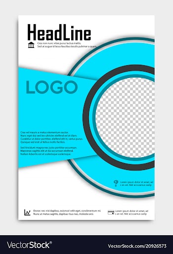 Brochure template flyer design background include vector image