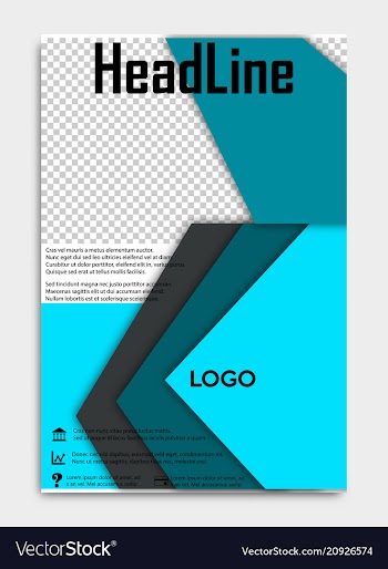 Brochure template flyer design background include vector image