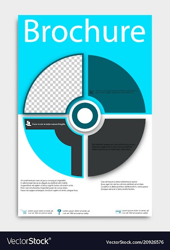 Brochure template flyer design background include vector image