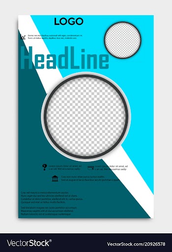 Brochure template flyer design background include vector image