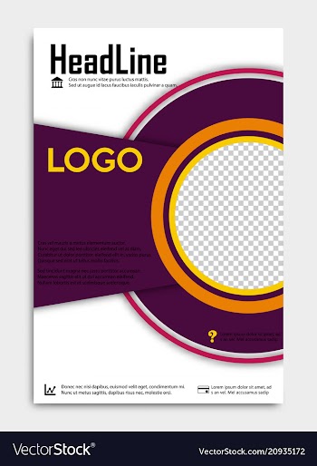 Brochure template flyer design background include vector image