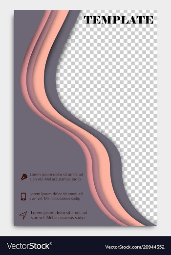 Brochure template flyer design background include vector image