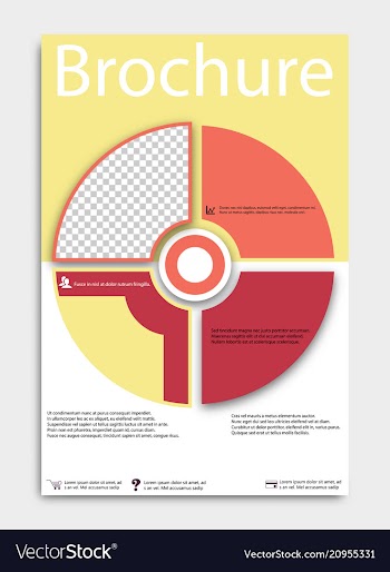 Brochure template flyer design background include vector image