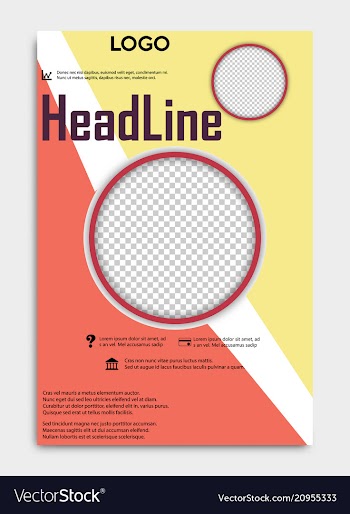Brochure template flyer design background include vector image