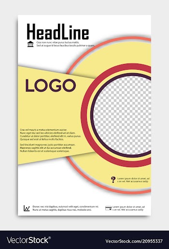 Brochure template flyer design background include vector image
