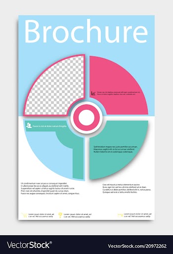 Brochure template flyer design background include vector image