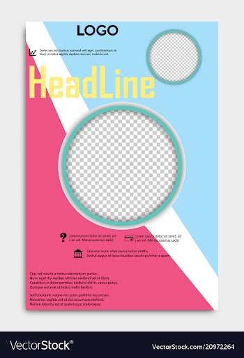 Brochure template flyer design background include vector image