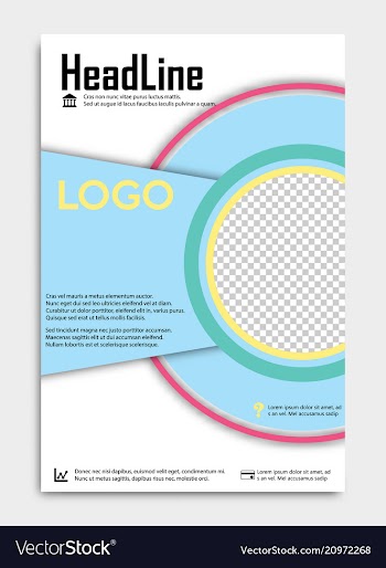 Brochure template flyer design background include vector image