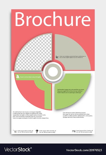 Brochure template flyer design background include vector image