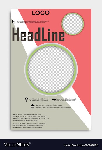 Brochure template flyer design background include vector image