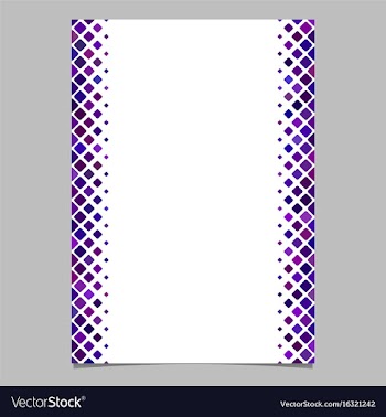 Brochure template from purple diagonal square vector image