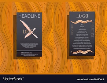 Brochure template layout cover design annual vector image