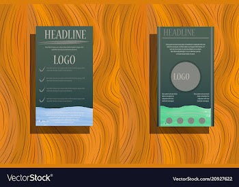Brochure template layout cover design annual vector image