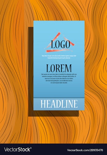 Brochure template layout cover design annual vector image