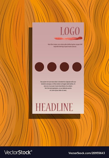 Brochure template layout cover design annual vector image