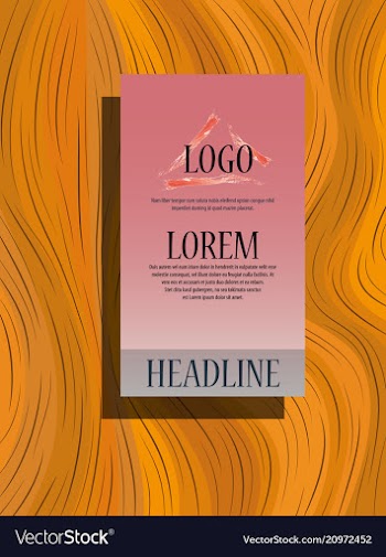 Brochure template layout cover design annual vector image