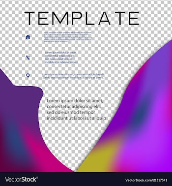 Brochure template layout design corporate vector image