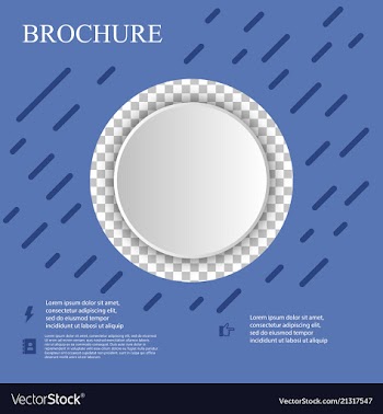Brochure template layout design corporate vector image