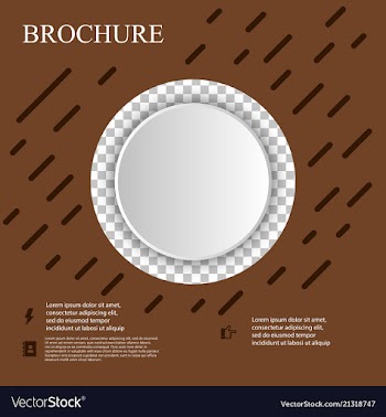 Brochure template layout design corporate vector image