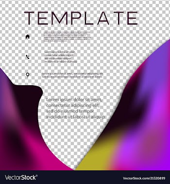 Brochure template layout design corporate vector image