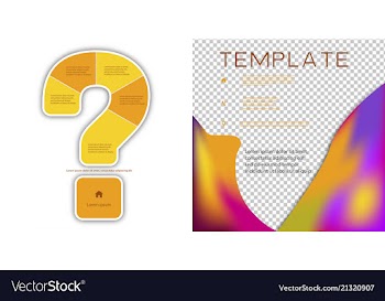 Brochure template layout design corporate vector image