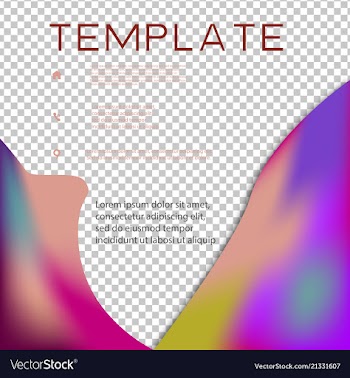 Brochure template layout design corporate vector image