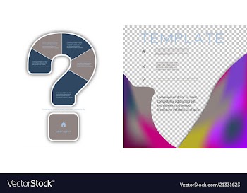 Brochure template layout design corporate vector image