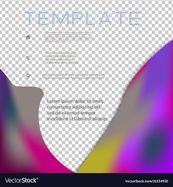 Brochure template layout design corporate vector image
