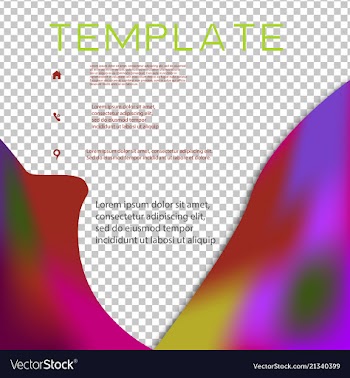 Brochure template layout design corporate vector image