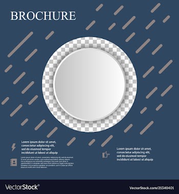 Brochure template layout design corporate vector image