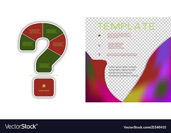 Brochure template layout design corporate vector image