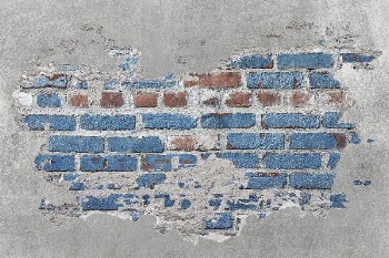 Broken brick wall graphic | Free Photo - rawpixel
